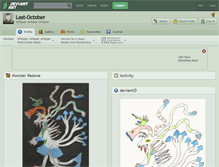 Tablet Screenshot of last-october.deviantart.com
