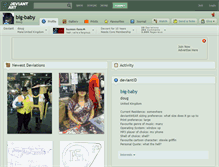 Tablet Screenshot of big-baby.deviantart.com