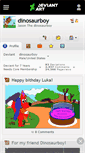 Mobile Screenshot of dinosaurboy.deviantart.com