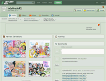 Tablet Screenshot of ladeliredu92i.deviantart.com