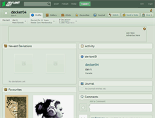 Tablet Screenshot of decker04.deviantart.com