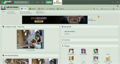 Desktop Screenshot of cat-on-moon.deviantart.com