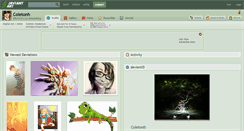 Desktop Screenshot of coletonh.deviantart.com