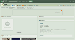 Desktop Screenshot of dafla.deviantart.com