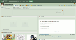 Desktop Screenshot of crimson-storms.deviantart.com