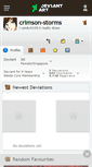 Mobile Screenshot of crimson-storms.deviantart.com