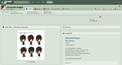 Desktop Screenshot of elemental-dragon.deviantart.com