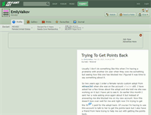 Tablet Screenshot of emilyvalkov.deviantart.com