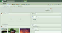 Desktop Screenshot of birdsy.deviantart.com