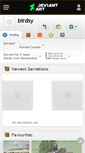 Mobile Screenshot of birdsy.deviantart.com