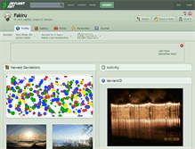Tablet Screenshot of fakiru.deviantart.com