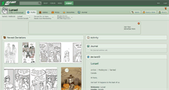 Desktop Screenshot of lunael.deviantart.com