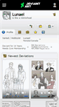 Mobile Screenshot of lunael.deviantart.com