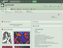 Tablet Screenshot of cccp-lord-soth.deviantart.com