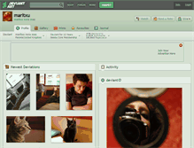 Tablet Screenshot of maritxu.deviantart.com