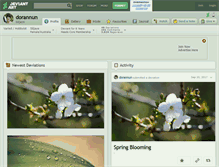 Tablet Screenshot of dorannun.deviantart.com