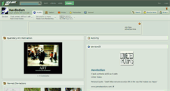 Desktop Screenshot of mawbedlam.deviantart.com