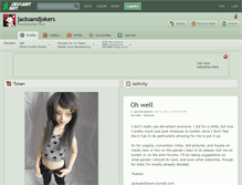 Tablet Screenshot of jacksandjokers.deviantart.com