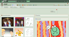 Desktop Screenshot of clarabf.deviantart.com