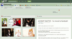 Desktop Screenshot of blackcrane56.deviantart.com
