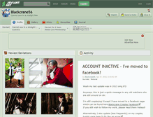 Tablet Screenshot of blackcrane56.deviantart.com