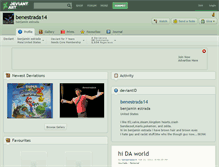Tablet Screenshot of benestrada14.deviantart.com