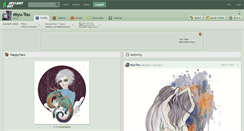Desktop Screenshot of miyu-tou.deviantart.com