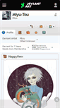 Mobile Screenshot of miyu-tou.deviantart.com