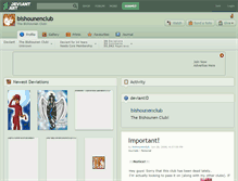 Tablet Screenshot of bishounenclub.deviantart.com