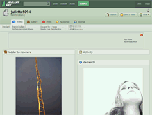Tablet Screenshot of juliette5094.deviantart.com