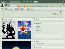 Tablet Screenshot of hta3ci.deviantart.com