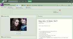 Desktop Screenshot of blakk-starr.deviantart.com
