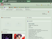 Tablet Screenshot of karin-maaka.deviantart.com