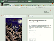Tablet Screenshot of covadax.deviantart.com