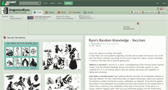 Desktop Screenshot of dragonlordrynn.deviantart.com