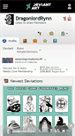 Mobile Screenshot of dragonlordrynn.deviantart.com