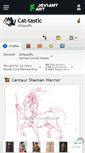 Mobile Screenshot of cat-tastic.deviantart.com