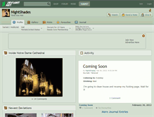 Tablet Screenshot of nightshades.deviantart.com
