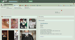 Desktop Screenshot of cute-emoticon.deviantart.com