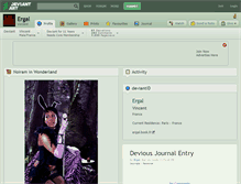 Tablet Screenshot of ergal.deviantart.com