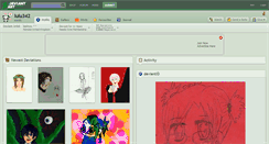 Desktop Screenshot of lulu342.deviantart.com
