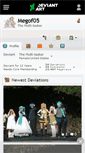 Mobile Screenshot of megof05.deviantart.com
