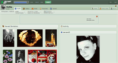 Desktop Screenshot of molika.deviantart.com
