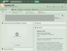 Tablet Screenshot of miyukiso-yuki.deviantart.com