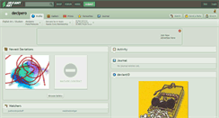 Desktop Screenshot of decipero.deviantart.com