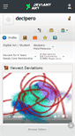Mobile Screenshot of decipero.deviantart.com