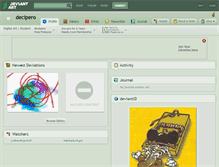 Tablet Screenshot of decipero.deviantart.com