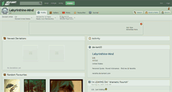 Desktop Screenshot of labyrinthine-mind.deviantart.com