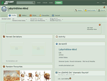 Tablet Screenshot of labyrinthine-mind.deviantart.com