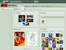 Tablet Screenshot of ignitusfans.deviantart.com